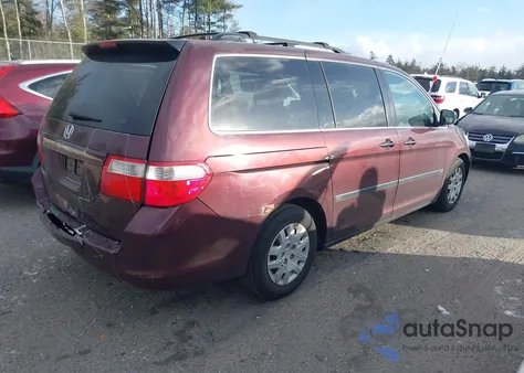 2007 Honda Odyssey Lx из США, поврежденный, VIN 5FNRL38297B053619